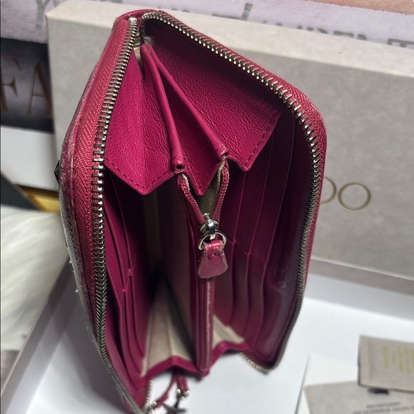 FULL INCLUSION-Jimmy Choo Red Star-Embellished Wallet - Picture 7 of 16